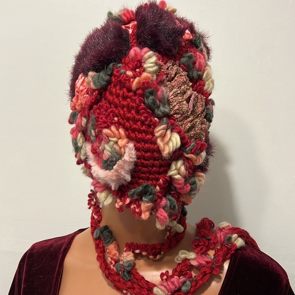 Hat Freeform cup style Hat Personalized handmade hat - Picture 6 of 11